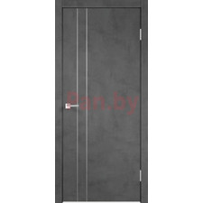 Межкомнатная дверь экошпон VellDoris Techno M2 Муар темно-серый