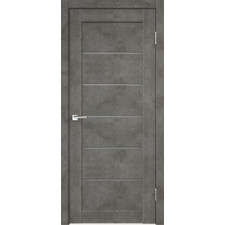 Межкомнатная дверь МДФ VellDoris Loft 1 Бетон темно-серый