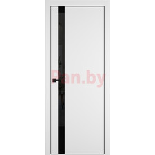 Межкомнатная дверь экошпон Urban 1 SV Ice Черный лак Black edge