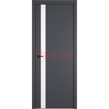 Межкомнатная дверь экошпон Urban 1 SV Onyx Белый лак Black edge