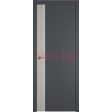 Межкомнатная дверь экошпон Urban V Onyx Stone oak Silver edge