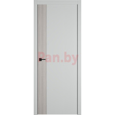 Межкомнатная дверь экошпон Urban V Steel Stone oak Black edge