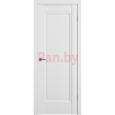 Межкомнатная дверь царговая экошпон Emalex EF1 ДГ Ice