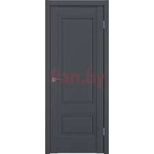 Межкомнатная дверь царговая экошпон Emalex EF2.1 ДГ Onyx