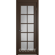 Межкомнатная дверь Эмаль Colorit K3 ДО (шоколад)