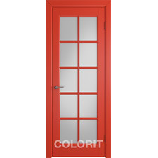 Межкомнатная дверь Эмаль Colorit K3 ДО (красный)